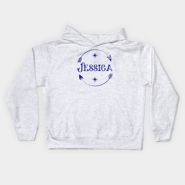 Name Jessica Kids Hoodie by AllWellia